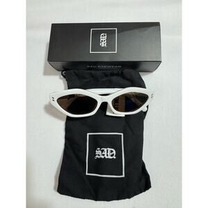 SAD MILK WHITE SUNGLASSES ZUMIEZ WOMEN'S